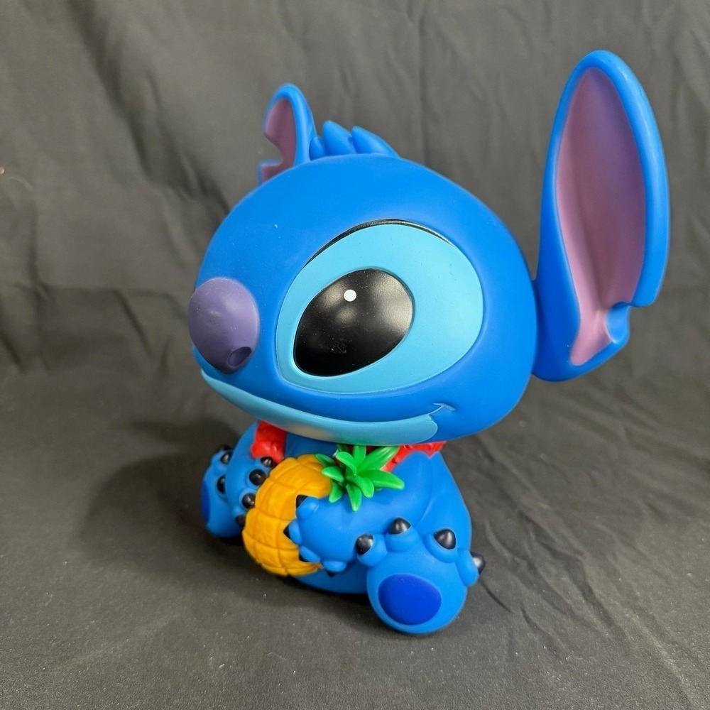 Disney Lilo & Stitch Pineapple Figural Bank Coin Bank - Picture 5 of 6